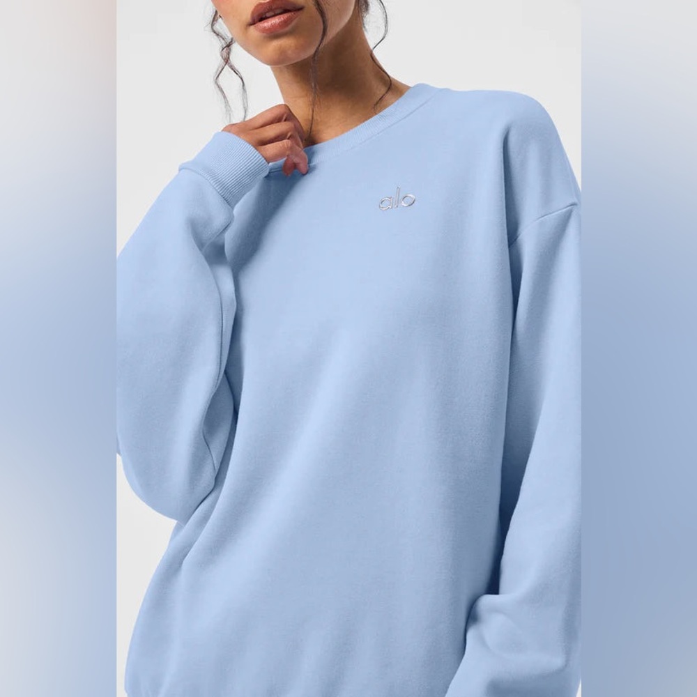 Seashell Blue Accolade Crewneck size S